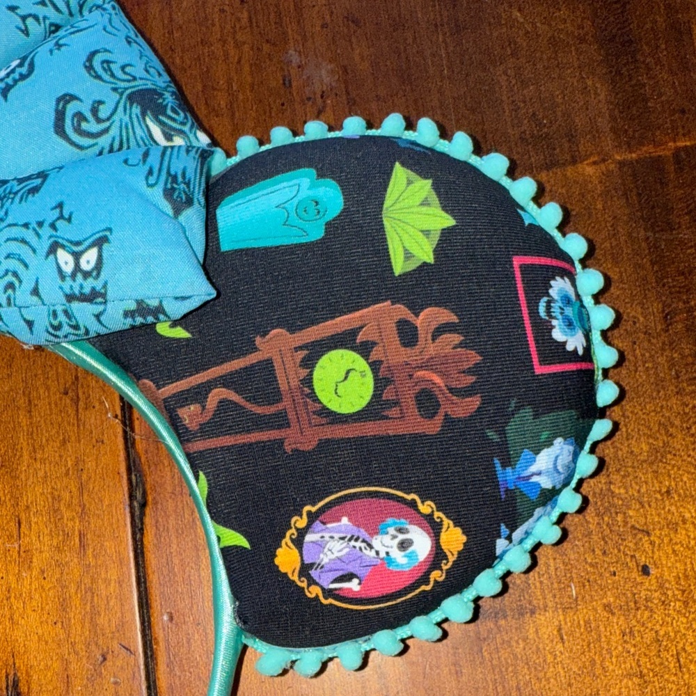 Custom Haunted Mansion Inspired Mickey Ears Headband (NWOT) - Picture 4 of 8